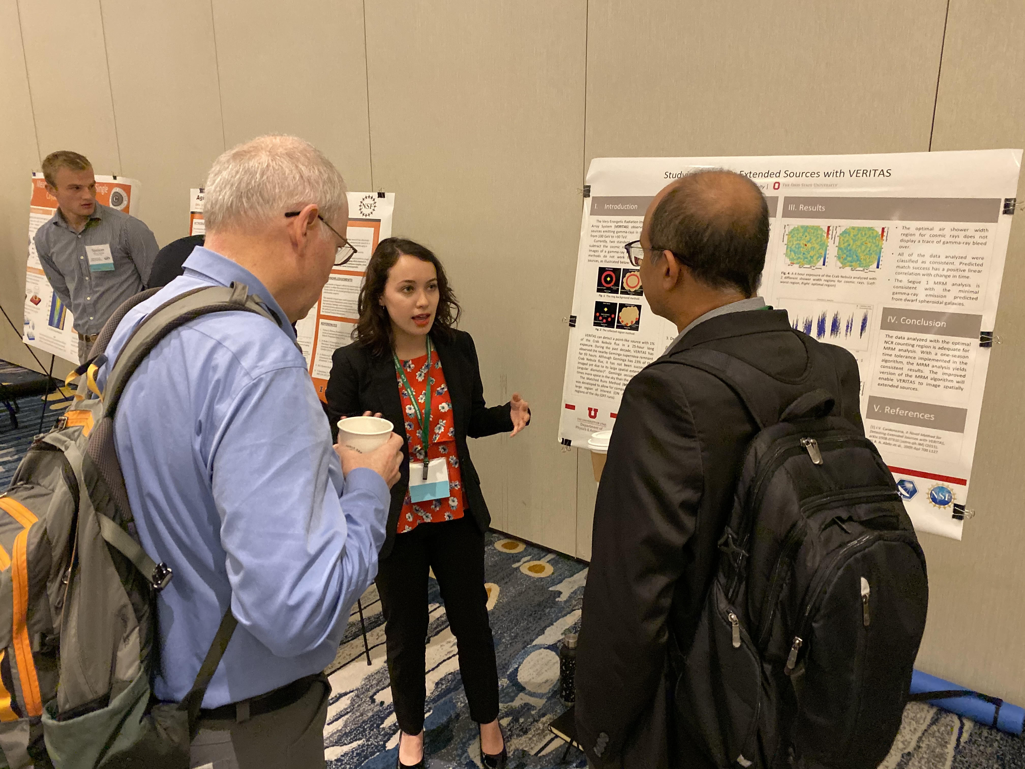 Gabriela Torrini presenting research